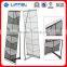 Protable Double Sides Net Type Brochure Shelf Stand for Magazine