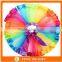 Professional classical ballet tutu dress with rainbow colors for baby girls