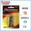 6LR61 9V Alkaline Battery with US PL 104-142 and MSDS