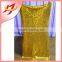 Factory sale high back gold sequin christmas chair covers for banquet