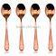 Copper brass PVD coating acceptable cutlery set with low MOQ