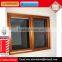 Wood Color Aluminium Sliding Glass Window