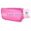 2 Zippered Pencil Case Cosmetic Bag -Pink