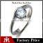 Unique Design Luxury Zircon Wedding Band Finger Rings Women Stainless Steel Engagement Ring