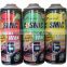 Empty spray cans tin cans diam. 65mm car care products