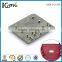 Shiny nickel engraved logo metal label leather design for handbag