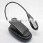 Rechargeable Book Reading Light With 4 LED Bulb and Clip Gooseneck