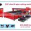 Square tube cutting bevelling machine/CNC sheet metal plasma cutting machine for sale