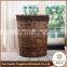 Handmade Finished Fabric Lined Wicker Basket