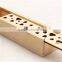 Slide hollow pine wooden wine box,slide lid wood wine box,pine wooden wine box