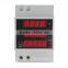 3 in 1 Din Rail Current Voltage Power Ammeter Voltmeter Display Meter