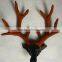 Christmas realistic wall hanging plastic deer antlers