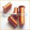 Factory sales stud welding screw with copper plated