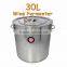Large Capacity !30L Household 304 Stainless Steel Wine Fermenter Fermentation Tank For Vodka/Liquor/Wine/Beer