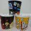 Made in China pp round plastic popcorn bucket