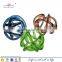 Mid century hand crafted monder glass rope knot paper wieght sculptural decor art craft