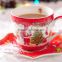 250ml promotion christmas mug with saucer