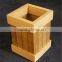 2016 new design decoration wooden pen holder rack funny office supply wholesale