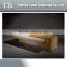 Modern white and yellow veins all marble combined console table