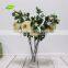 GNW FL-RS65-10CM-PU Real touch PU champagne artificial flower rose for wedding
