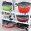 2 tiers extendable kitchen organizer