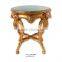 Baroque style round table with Marble top