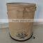 Jute Pop up Waste Bag Cheap Folding Jute Bag