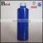 50ml  china hot products screen pringting cosmetic lotion blue glass bottle gold aluminum pump and cap wholesale
