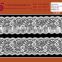 Graceful tricot embroidered africa lace trim fabric for lady's garments