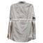 Office casual wear shirt women elegant 100%cotton formal shirt loose fit solid white shirt