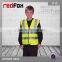 high visibility 3M reflective waistcoat custom logo printed