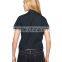 women office working clothes short sleeve polo shirt ladies work uniform style made in china