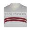 ISO9001/BSCI Manufature high quality light grey stylish striped knitted vest