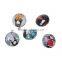 18mm Glass Fit Snap Button Bracelets Round Silver Tone At Random Girl Pattern