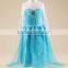 Hot Movie Frozen dress Elsa dress wholesale baby dress princess party dress for kids