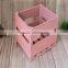 Antique Baby Wooden Bed Pink Sturdy Slat Wood bucket Photograpy Props Newborn