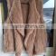 YR779 Top Quality Fur Waistcoat Genuine Rex Rabbit Hand knit Fur Gilet