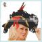 Women Halloween Party Cheap Fancy Black and Red Pirate Hats HPC-0267