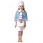 Girls Halloween Party Dress Nurse Costume set