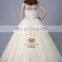 HMY-D151 Fashionable Beaded Off The Shoulder Floor Length Nude Sparkling Quinceanera Ball Gowns Prom Dress