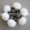 Mink Fur Ball Hair Accessories Pompon Fur Key Chain Fur Pompoms