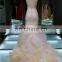 Mother Of The Bride Dress Layered Mermaid Sweetheart Royal Blue And White Wedding Dress/Open Back Wedding Dresses