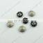 DZ-3032 flower shape middle holes crystal sew on rhinestones for dresses