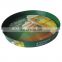 Cheap round plastic non-slide tray for food fruit beer