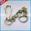 Oem Factory Directly Selling Shiny Bag Accessory Personalize Black Metal Swivel Snap Hook