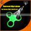 Trending toys 2017 glow-in-the-dark light up fluorescent fidget spinner