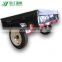 Black 350g/m2 PVC trailer cover with rope