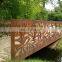 Top seller corten steel pedestrian bridge in urban