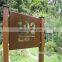 Outdoor landscape plate hotel & roadside signage/metal numbers for doors