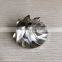 TD04 42.55/53.19mm 7+7 blades turbo milling/aluminum 2618/billet compressor wheel